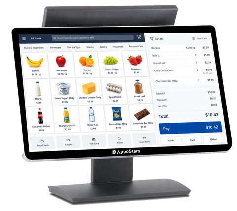 AP-A6-G8-256 NEW , ; Metal Stand (L4) & Metal Case ; . 18.5" Capacitive True Flat Touch Screen | Resolution: 1920*1080 ; . Second Display: 11.6" non-touch LCD | Resolution: 1366*768 ; . CPU: Intel Core i5 (8th Generation) ; . Hard Disk Driver: 256GB SSD ; . Memory: 8GB DDR4 RAM ; . Wi-Fi , Speaker built-in ; . Operating System: Win 11 ; . Power Supply: DC 8A ; . Color: Full Black